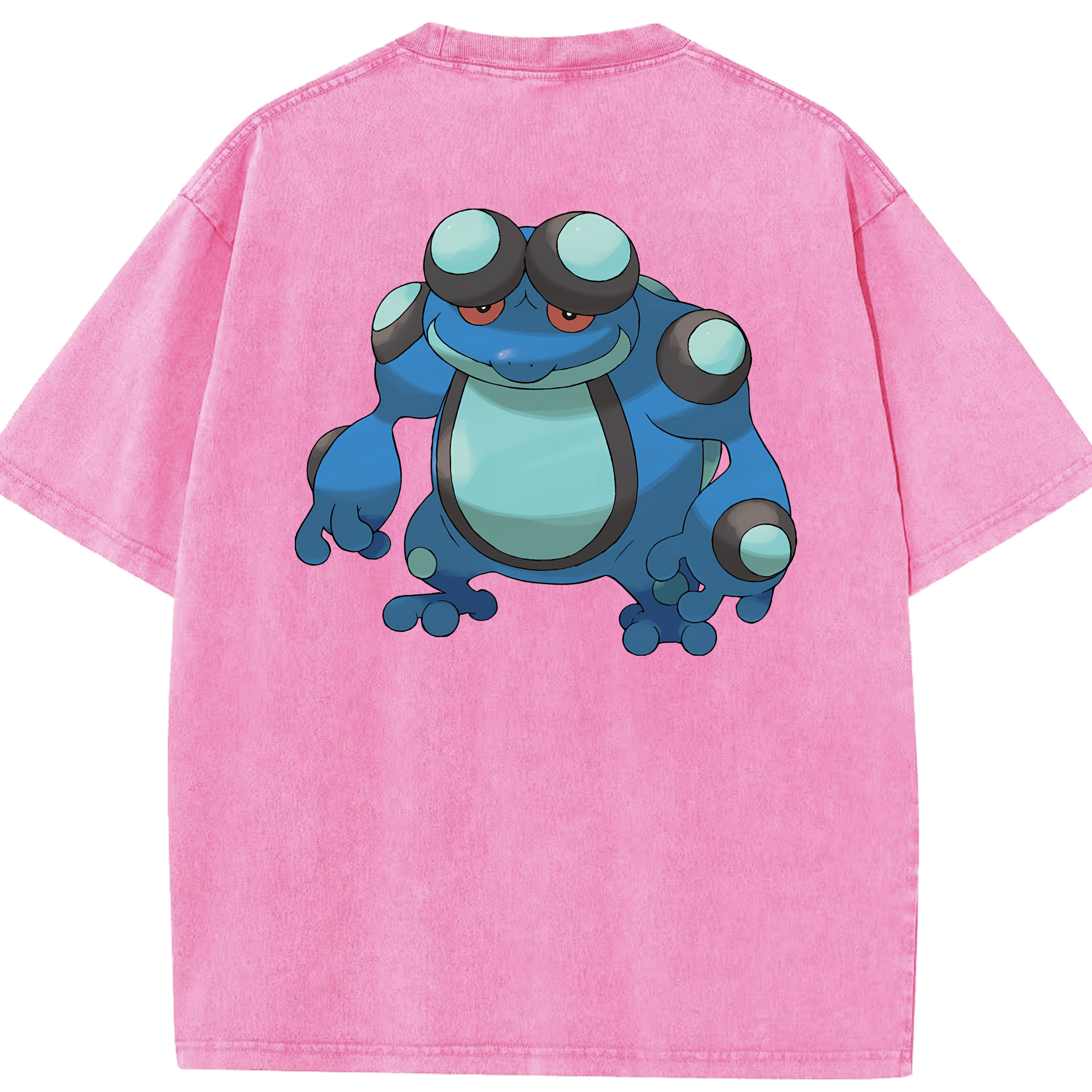 （画像用） ポケットモンスター Pokémon 綿100% ヴィンテージ風 半袖Tシャツ（背面プリント）